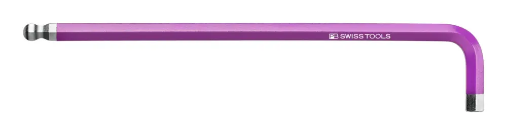 Preisreduziert PB Swiss Tools Winkelschraubendreher DIN 911L Rainbow 8 mm Kugelkopf