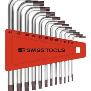 PB Swiss Tools Winkelschraubendreher-Satz im Kunststoffhalter 12-teilig T6-T45 Sonderangebot