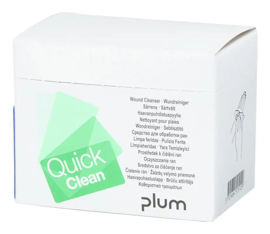 Plum Wundreiniger QuickClean Box mit 20 Stück Meistverkauft