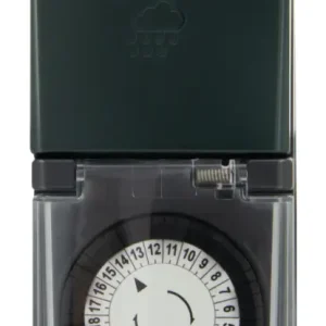 Must-Have REV Ritter Zeitschaltuhr mechanisch Außen anthrazit-grün(Verpackungseinheit: 6Stück)
