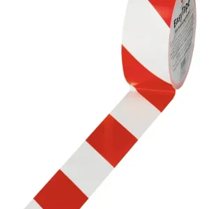 Rocol Markierungsband Rot /Weiß 75 mm x 33 m Neu
