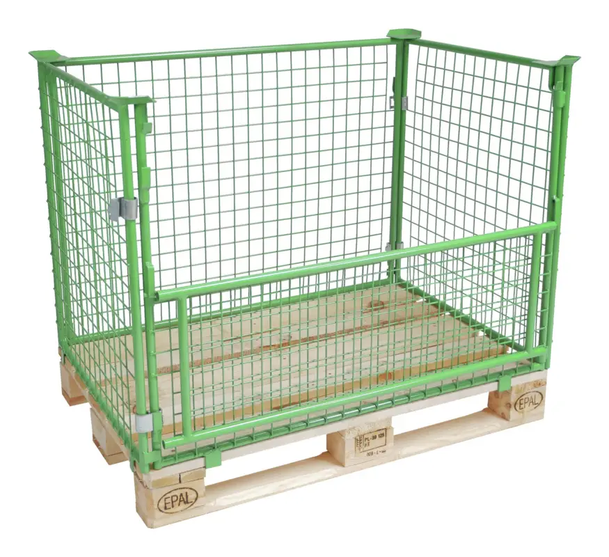 ESB Gitteraufsatzrahmen 100 cm RAL 6017 5 x 5 Preisknaller