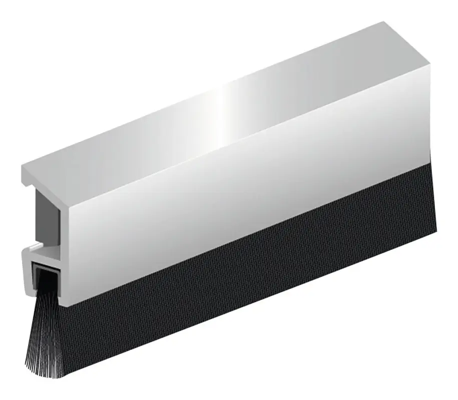 Neu Ellen Türbodendichtung IDS-B Deluxe, zum Schrauben Alu, silber DIY-Programm, L 1000 mm(Verpackungseinheit: 10Stück)