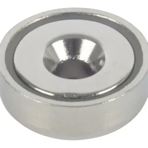 Preisreduziert Fix-o-moll Topfmagnet Neodym Ø20, H6,9, mit Senkb. Ø4,5 Inhalt: 1
