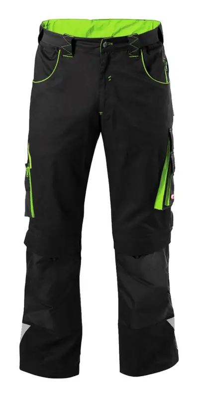 Fortis Herren-Bundhose twenty-four, schwarz/hellgrün, Größe 106 Neu Im Sortiment