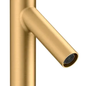 Neu Im Sortiment Axor Starck Einhebel-Waschtischmischer 100 mit Hebelgriff - Brushed Brass