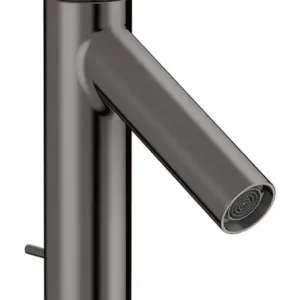 Axor Starck Einhebel-Waschtischmischer 100 CoolStart mit Hebelgriff mit Zugstangen-Ablaufgarnitur - Polished Black Chrome Sonderangebot