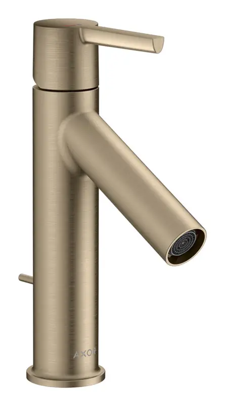 Axor Starck Einhebel-Waschtischmischer 100 CoolStart mit Hebelgriff mit Zugstangen-Ablaufgarnitur - Brushed Nickel Angebot