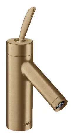 Meistverkauft Axor Starck Classic Einhebel-Waschtischmischer 70 mit Pingriff mit Zugstangen-Ablaufgarnitur - Brushed Bronze