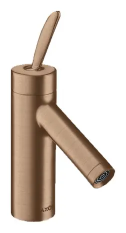 Axor Starck Classic Einhebel-Waschtischmischer 70 mit Pingriff mit Zugstangen-Ablaufgarnitur - Brushed Red Gold Mega-Angebot