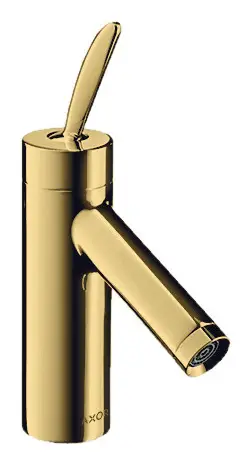 Top-Preis Axor Starck Classic Einhebel-Waschtischmischer 70 mit Pingriff mit Zugstangen-Ablaufgarnitur - Polished Gold Optic