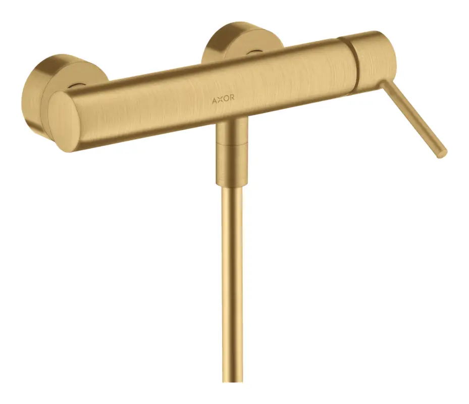 Solange Der Vorrat Reicht Axor Starck Einhebel-Brausemischer Aufputz mit Pingriff - Brushed Gold Optic