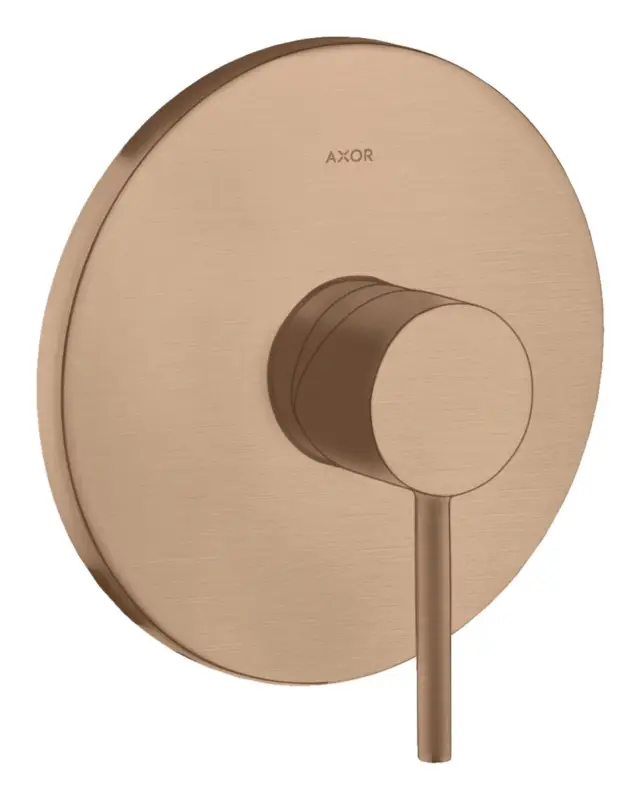 Axor Starck Einhebel-Brausemischer Unterputz mit Pingriff - Brushed Red Gold Solange Der Vorrat Reicht