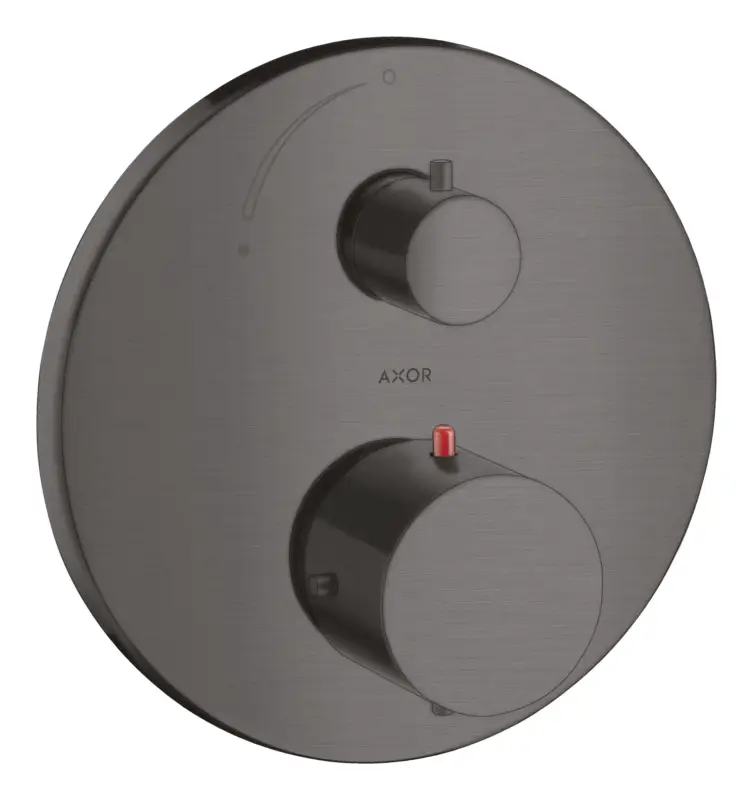 Sichere Zahlung Axor Starck Thermostat mit Absperrventil Unterputz - Brushed Black Chrome