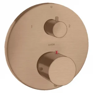 Ausverkauf Axor Starck Thermostat Unterputz mit Ab- und Umsperrventil - Brushed Red Gold