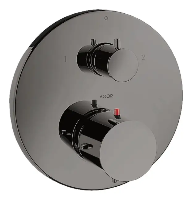 Direktkauf Axor Starck Thermostat Unterputz mit Ab- und Umsperrventil - Polished Black Chrome