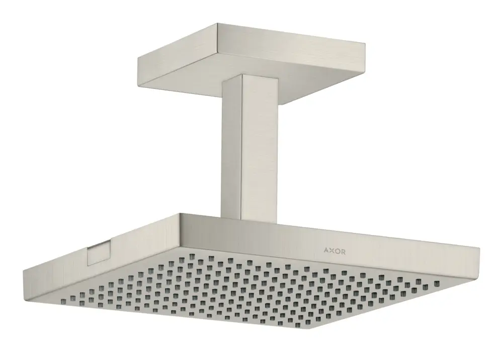 Aktuell Axor Showersolutions Kopfbrause 1jet mit Deckenanschluss 240 x 240 mm - Edelstahl Optic