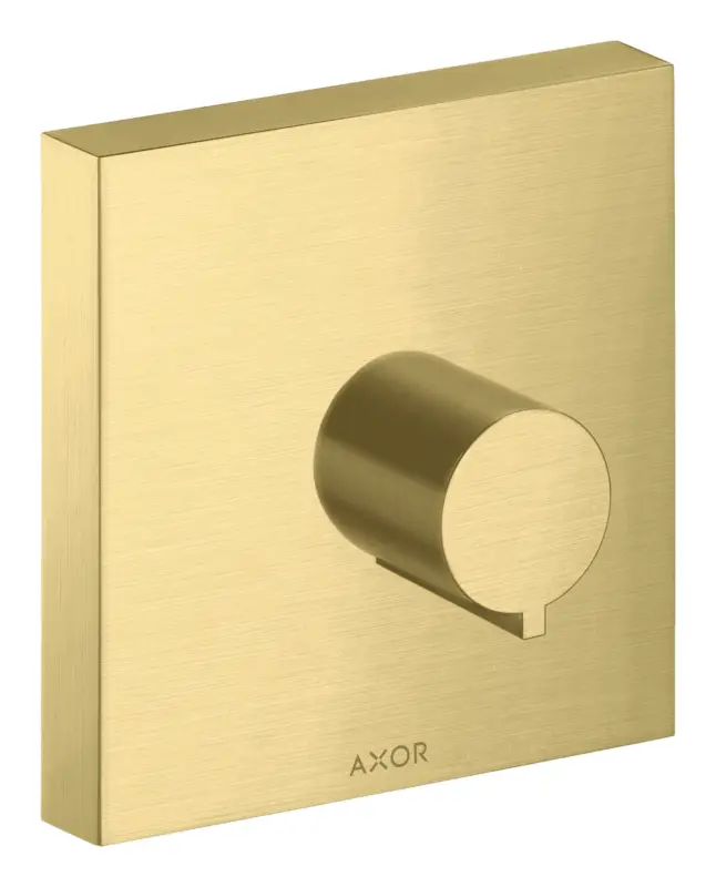 Finale Aktion Axor Starck Absperrventil 120 x 120 mm - Brushed Brass