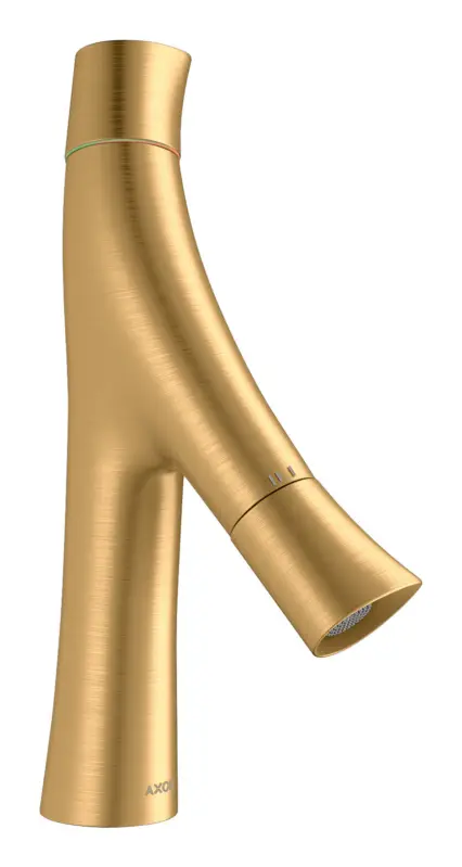 Rabatt Axor Starck Organic 2-Griff Waschtischarmatur 80 - Brushed Brass