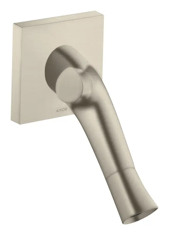 Markenware Axor Starck Organic 2-Griff Waschtischarmatur bodenstehend Unterputz - Brushed Nickel
