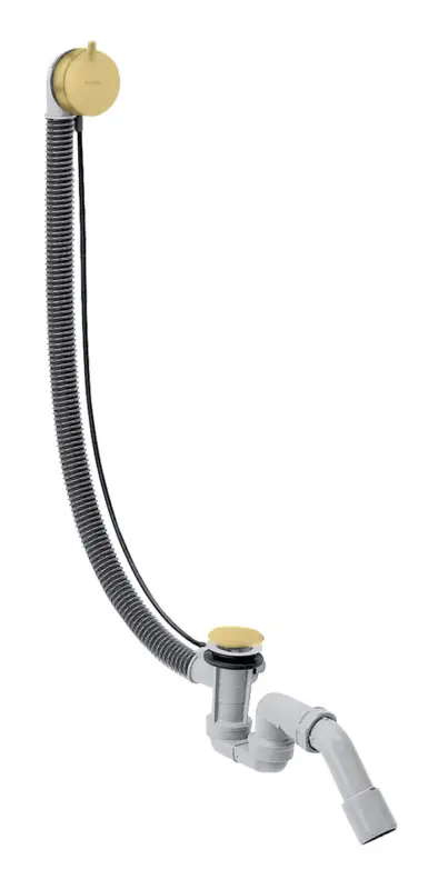 Preis Gesenkt Axor Flexaplus S Komplettset Wannenein-, Ab- und Überlaufgarnitur für Sonderwannen - Brushed Brass
