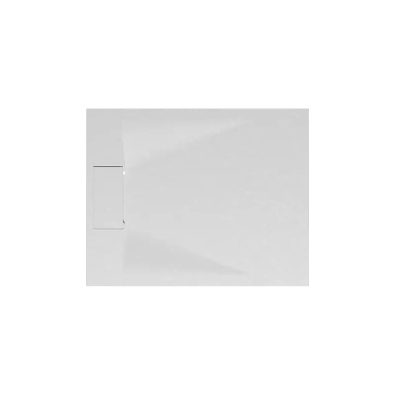 Rabatt Schulte Rechteckduschwanne DWM-Tec mit Steinstruktur 800 x 1000 mm - Mattweiß