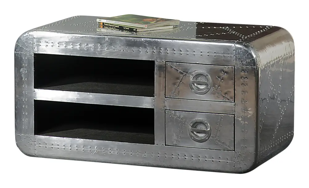 Sale SIT-Möbel Airman Lowboard 100 x 45 x 50 cm - Silber