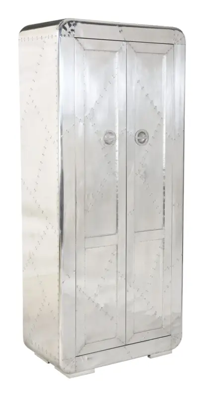 Mega-Angebot SIT-Möbel Airman Schrank 80 x 40 x 180 cm - Silber