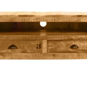 SIT-Möbel Rustic Lowboard 200 x 40 x 55 cm - Antikschwarz / Mango Antik Top-Angebot