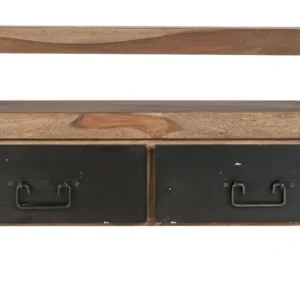 Preis Gesenkt SIT-Möbel Panama Lowboard 112 x 40 x 55 cm - Antikschwarz / Akazie gebeizt/geölt