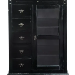 SIT-Möbel Samba Brotschrank 86 x 39 x 122,5 cm - Akazie Antikfinish Neue Ware