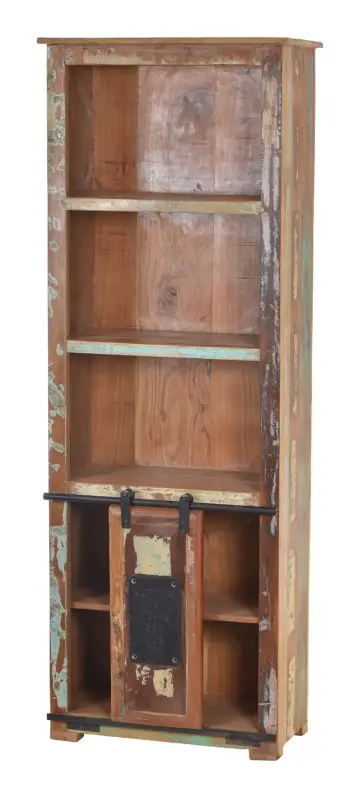 Beliebt SIT-Möbel Jupiter Bücherschrank 66 x 32 x 180 cm - Altholz / Bunt
