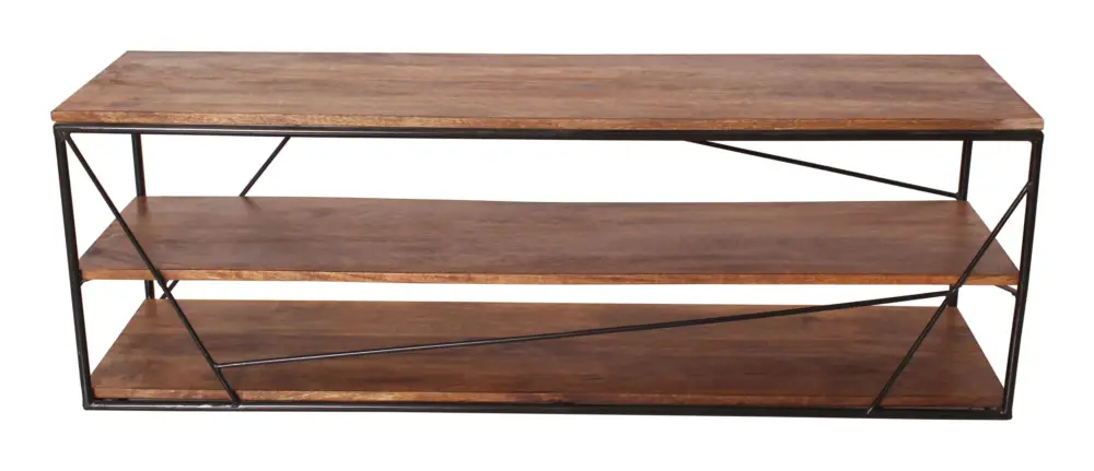 SIT-Möbel Tom Tailor Lowboard 140 x 40 x 47 cm - Schwarz / Antikbraun Ausverkauf
