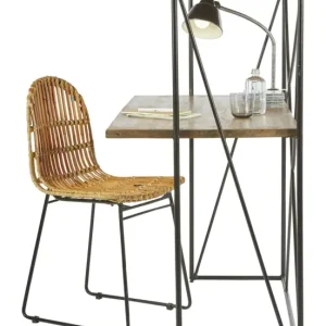 Echt SIT-Möbel Tom Tailor Sekretär 120 x 60 x 122 cm - Schwarz / Antikbraun