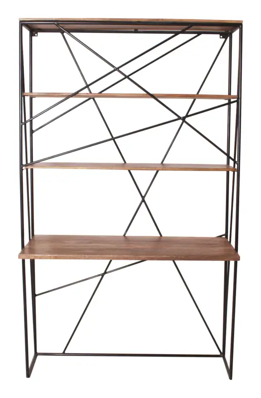 SIT-Möbel Tom Tailor Sekretär 120 x 60 x 202 cm - Schwarz / Antikbraun Highlight