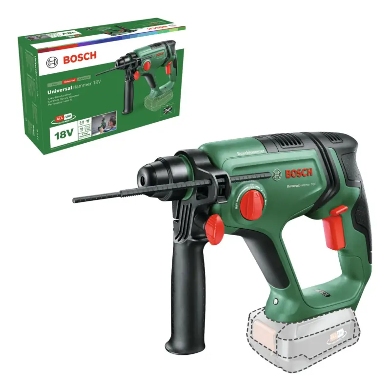 Abverkauf Bosch Akku-Bohrhammer UniversalHammer 18V - im Karton