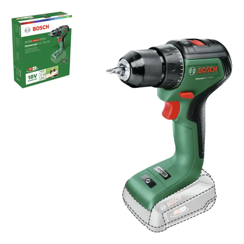 Bosch Akku-Bohrschrauber UniversalDrill 18V-60 - im Karton Preisknaller