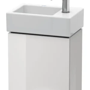 Versand Am Gleichen Tag Duravit L-Cube Waschtischunterschrank mit 1 Tür Anschlag rechts 364 x 400 x 241 mm - Graphit Matt