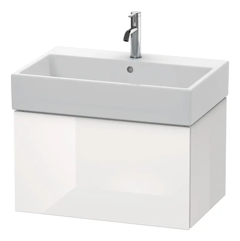 Nur Heute Duravit L-Cube Waschtischunterschrank mit 1 Auszug 684 x 394 x 459 mm - Flanellgrau Seidenmatt Lack