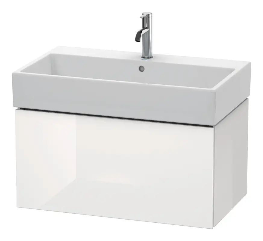 Nur Für Kurze Zeit Duravit L-Cube Waschtischunterschrank mit 1 Auszug 784 x 394 x 459 mm - Nussbaum gebürstet Matt