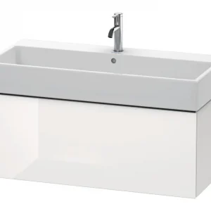 Abverkauf Duravit L-Cube Waschtischunterschrank mit 1 Auszug 984 x 394 x 459 mm - Nussbaum gebürstet Matt
