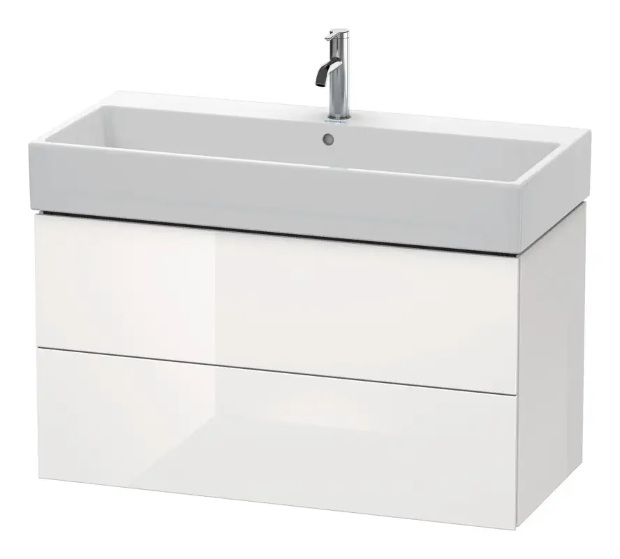 Duravit L-Cube Waschtischunterschrank mit 2 Auszügen 984 x 544 x 459 mm - Basalt Matt Preiswert