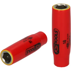 Angebot KS Tools 1/4" Stecknuss mit Schutzisolierung, 6 mm, lang