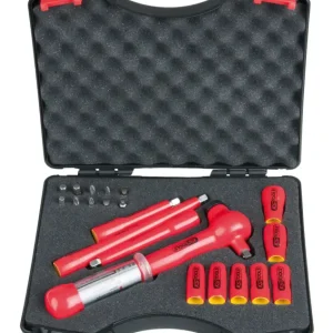 Solange Der Vorrat Reicht KS Tools 1/4" Steckschlüssel-Satz mit isolierten Werkzeugen, 21-teilig