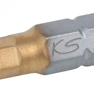 Aktuell KS Tools 1/4" TiN Bit Innensechskant, 25 mm, 5 mm, 5er Pack