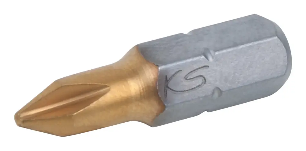 Markenprodukt KS Tools 1/4" TiN Bit, 25 mm, PH3, 5er Pack