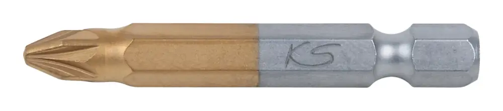 KS Tools 1/4" TiN Bit, 50 mm, PZ3, 5er Pack Finale Aktion