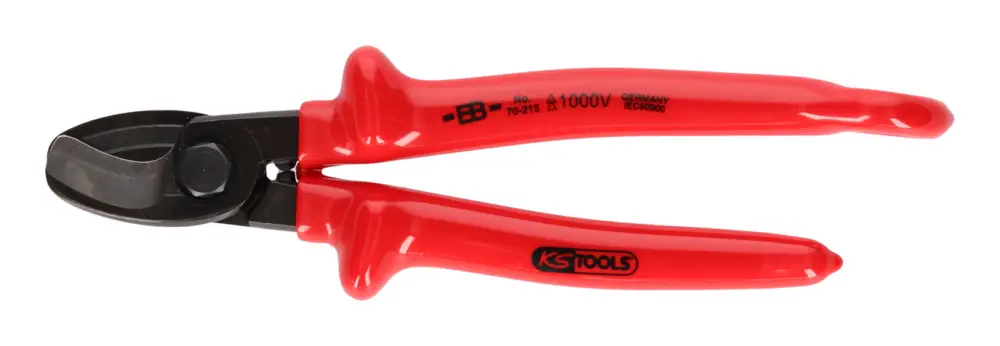 KS Tools 1000V Einhand-Kabelschneider mit Sicherungsöse für Sicherheitsleine Preis Gesenkt