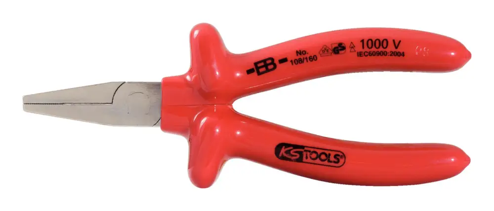 KS Tools 1000V Flachzange, kurze Backen, 160 mm Finale Aktion