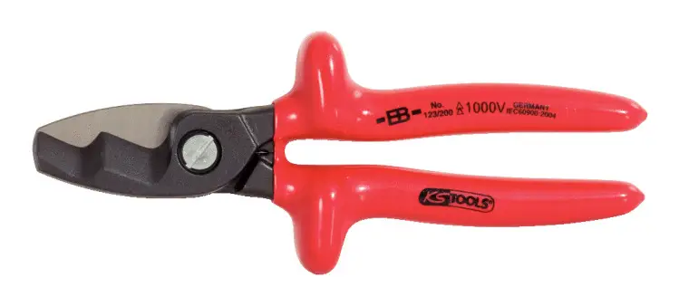 Saisonangebot KS Tools 1000V Zwei-Schneiden-Kabelschere, 200 mm